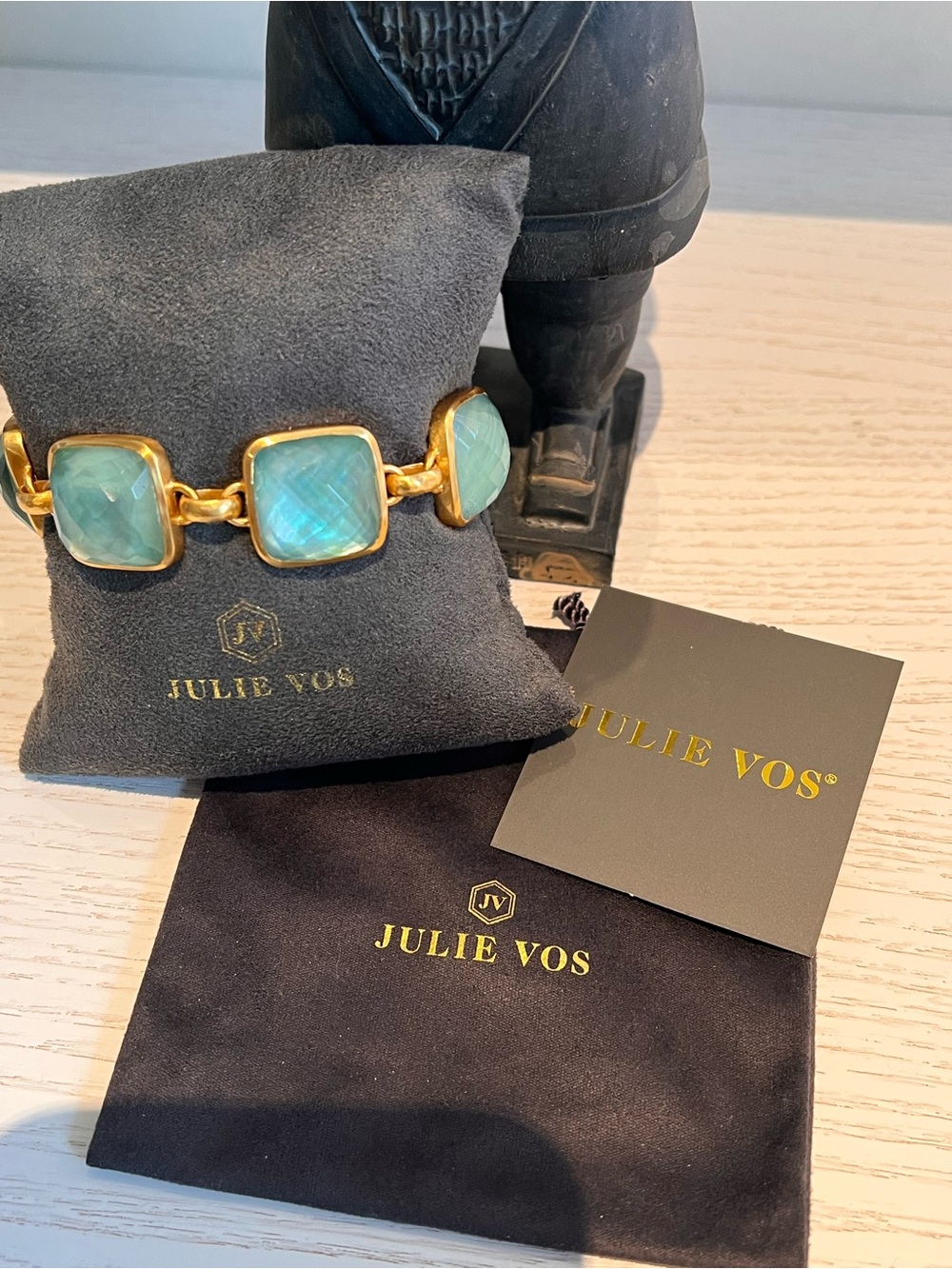 Julie Vos Catalina Bracelet Aquamarine